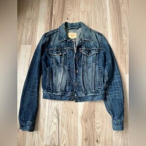 Levis Positively Superior Denim Jean Jacket Size XS